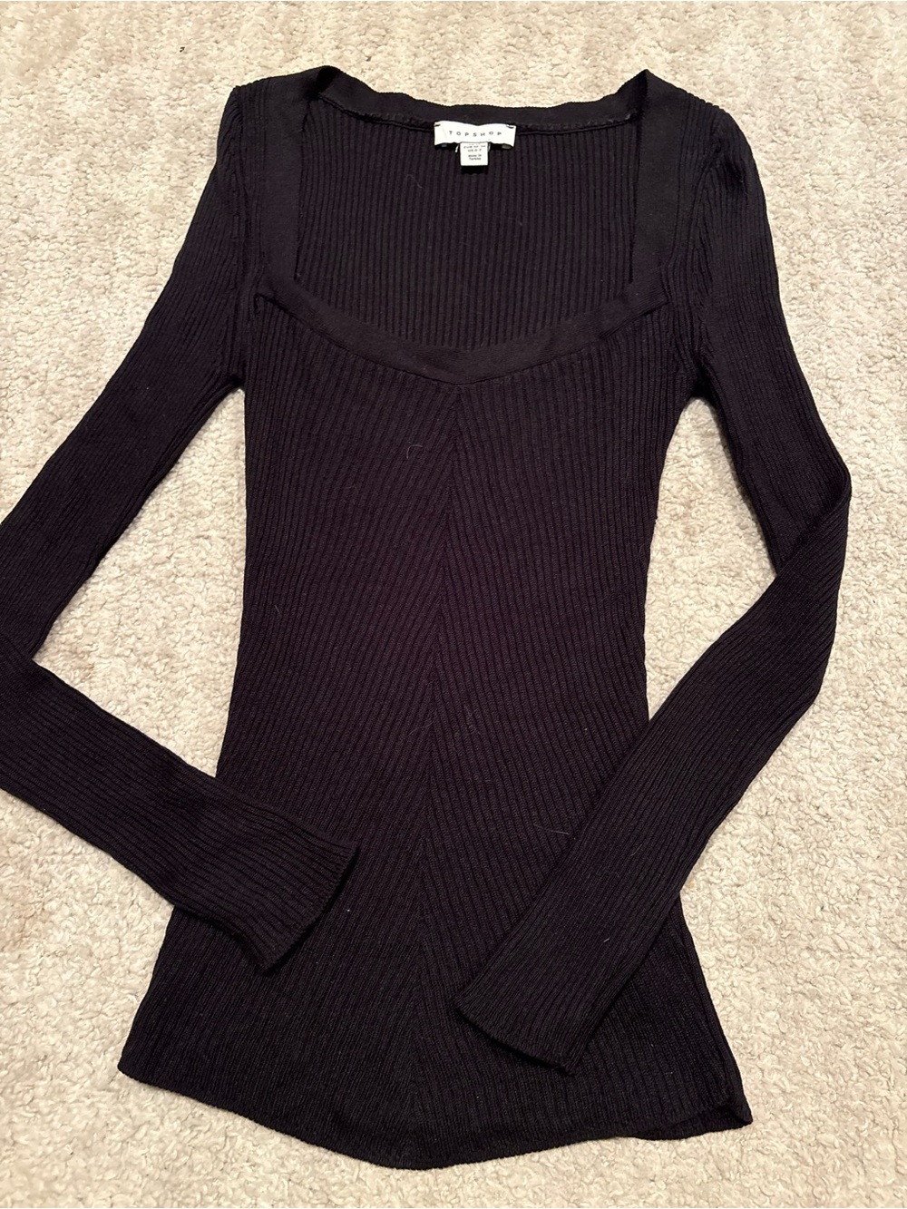 Topshop ribbed longsleeve